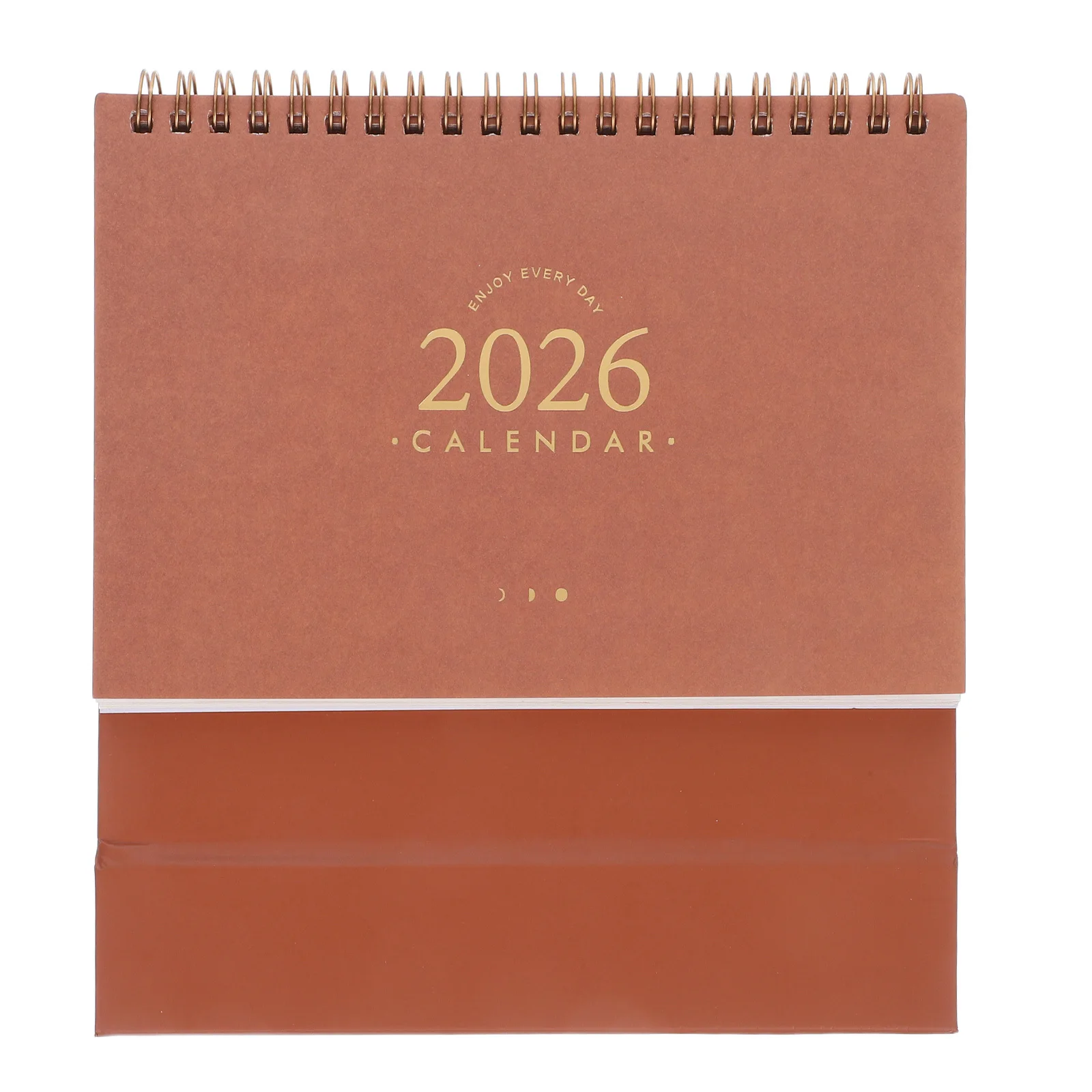 

Minimalist 2026 Desk Calendar Compact Size Standing Flip Easy Navigation Dates Office Home School Planner Mini Calendar Notepad