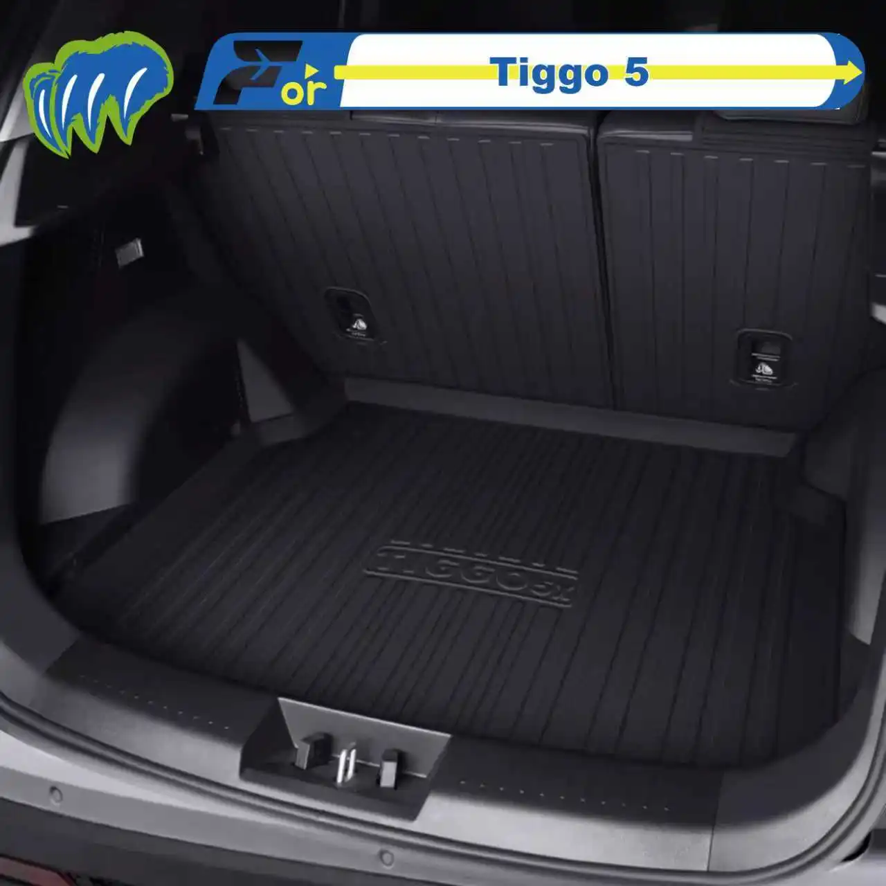 

Для Chery Tiggo 5 2014-2017 индивидуальный коврик для багажника автомобиля из ТПЭ, коврик для багажника, 3D-форма, лазерная измерительная подкладка багажника, защитный коврик для заднего багажника