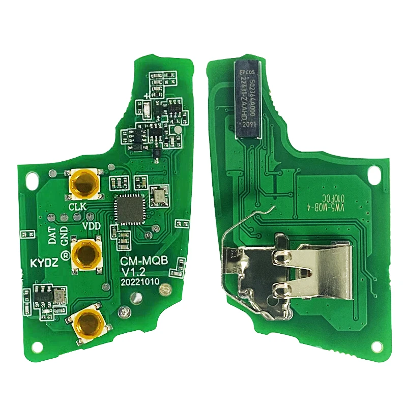 CN 001068   Оригинальный FCC 5G0 959 752 BA/5G0 959 752 BB Auto Smart Remote 3B 433 МГц ID48 MQB Chip Flip Автомобильный ключ для Vw Tiguan Touran