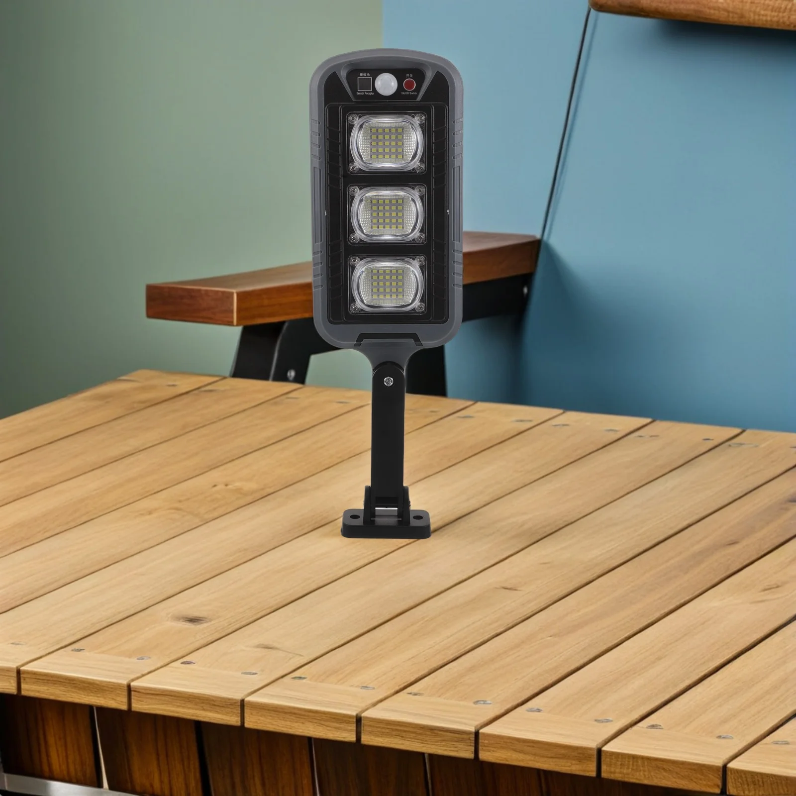 

Solar Powered Street Light with Remote Control LED Solar Wall Light Outdoor Waterproof Energy Efficient Motion Sensor for Garden