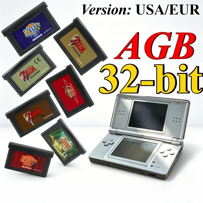 GBA-Spielkassette 32-Bit-Videospielkonsole Spielkarte Link To The Past Awakening DX Minish Cap Classic Boutique Collection