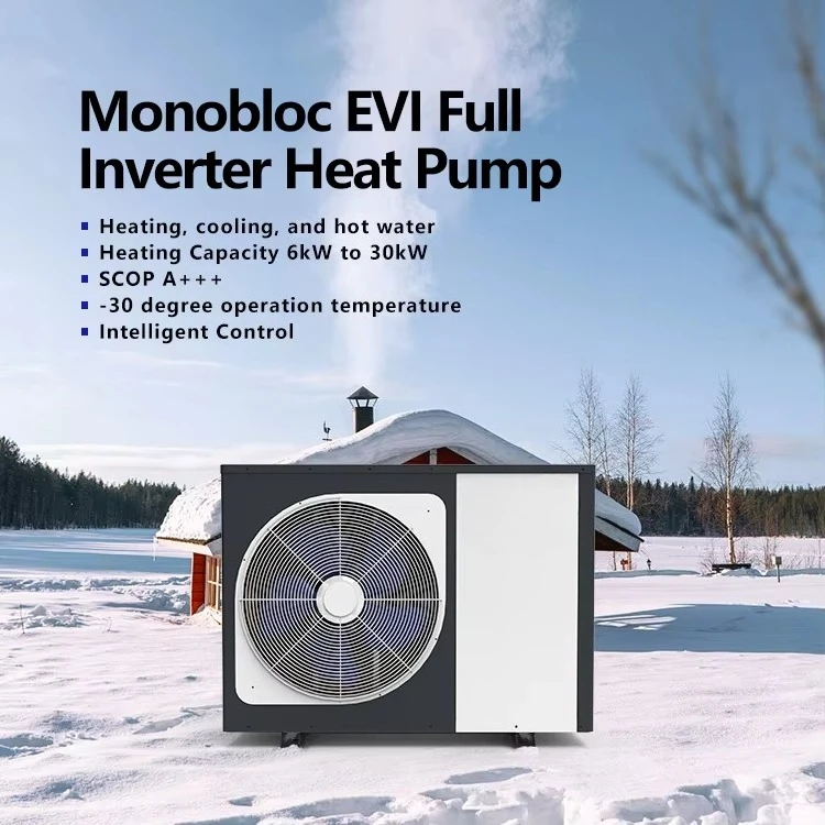 YKR Germany SG Ready A+++ WIFI DC Inverter 10KW 12KW 16kW R32 Monobloc Air to Water Heat Pump Water Heater