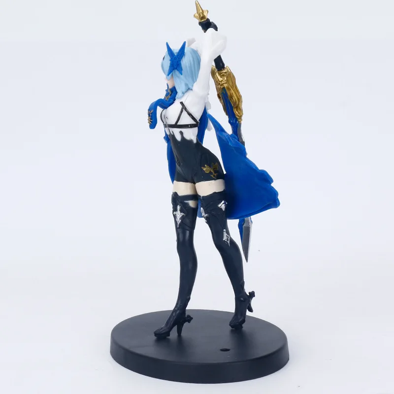 18cm Eula Figure Genshin Impact PVC Action Figure Anime Cute Girl Klee Paimon Eula Figurine Hu Tao Collect Model Toy Doll Gift