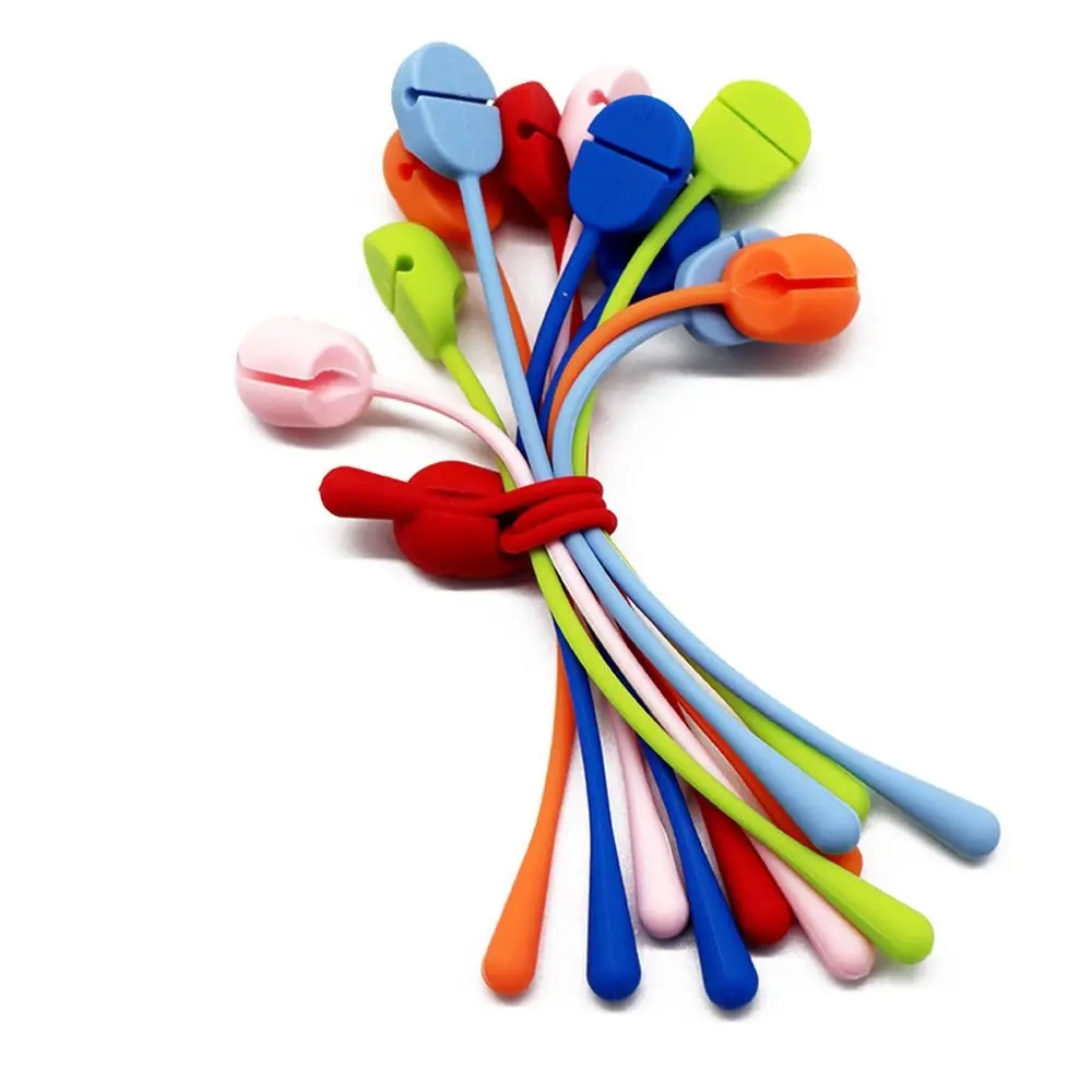 Wire Clip Earphone Protector Desktop Cable Fixed Cable Management USB Charger Holder Desk Organiser Cable Winder Cable Clip