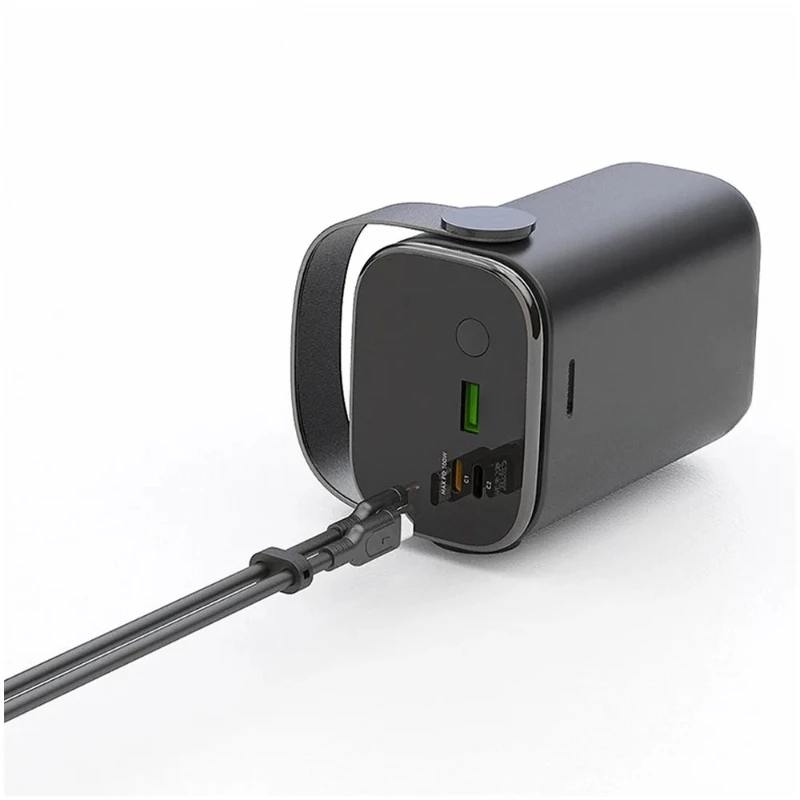 

High Quality PD 100W 30000 mAh 3 Port Light Emitting Diode Flashlight Large Capacity 3 Port Portable Camping Battery Charger