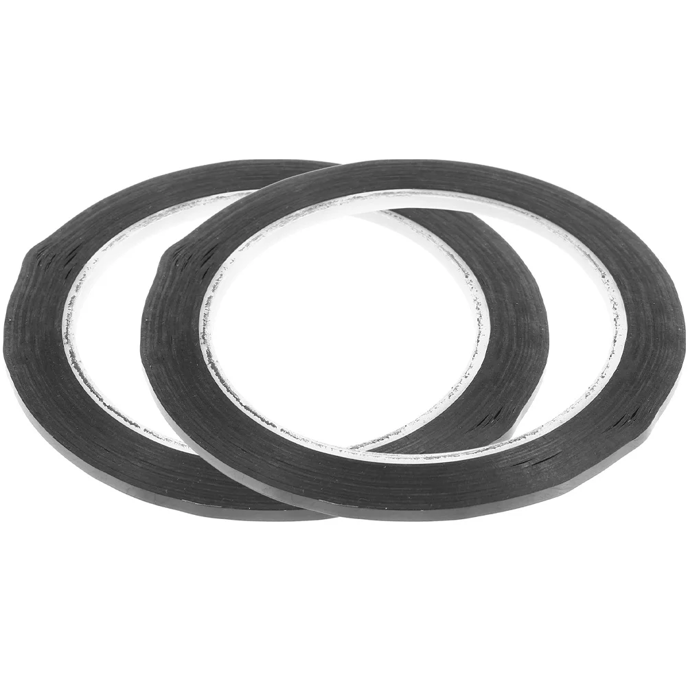 

2pcs Violin Positioning Tape 3MMx66M Black Fingerboard Stickers Reusable Practical Musical Note Accessories for Instruments