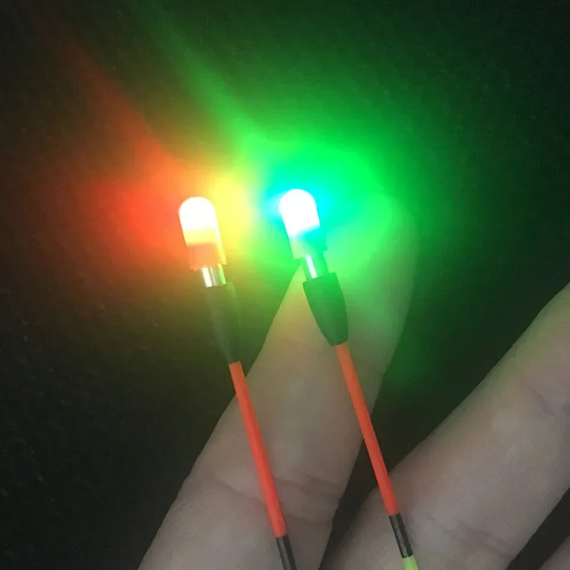 10pcs Electronic Light stick With CR311 Battery LED Light +  Green/Red Glow Stick Night Fishing Accessory