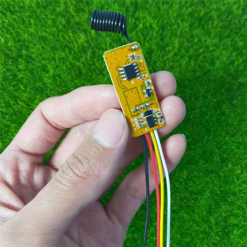 AAAEL-For DC3.7V 4.5V 9V 12V Battery Power RF Wireless Controller Module 433Mhz For Remote Control Of Light Computer Power Off