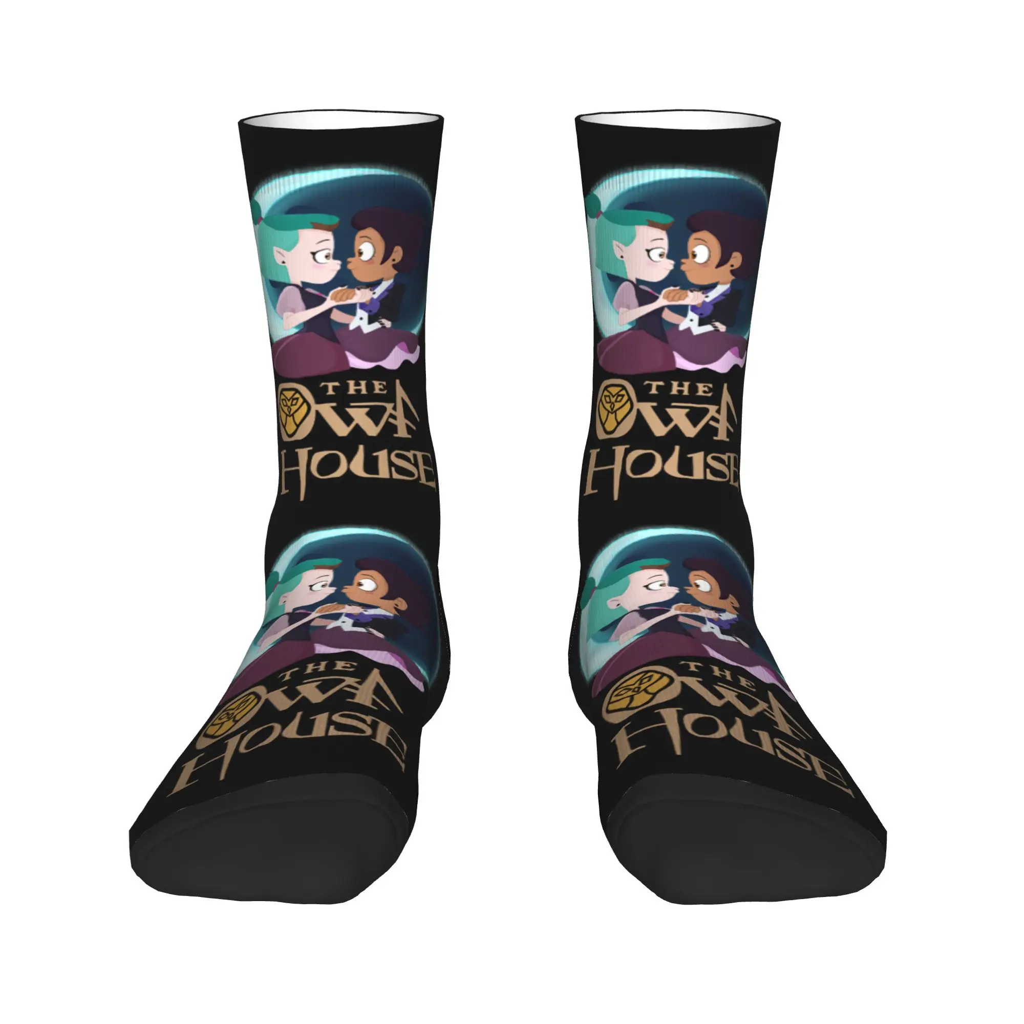 

Luz x Amity Fantasy World Magic Owl House Men Women Crew Socks Unisex Cute Spring Summer Autumn Winter Dress Socks