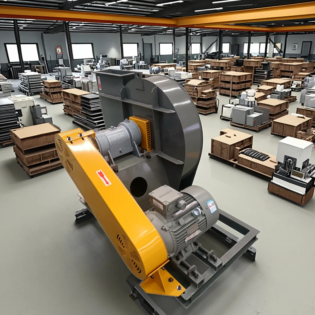 

220V Industrial Radial Fan 550W Pure Copper Motor High Pressure Customizable OEM Stainless Steel Blades 220V Industrial