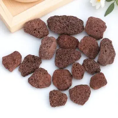

Volcanic Pebbles for Fish Tank Filtration Aid Breathable Water Permeable Substrate for Stable Water Balance