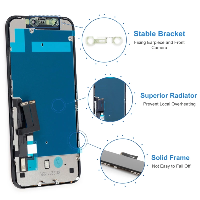 AAAA INCELL LCD 터치 스크린 디지타이저 어셈블리 교체, 아이폰 XS MAX LCD A1921 A2101-4 디스플레이