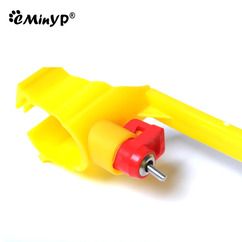 10pcs Ball Valve Chicken Hanging Drinking Cup Fully Automatic Bird Quail Poultry Drinking Fountains Farm Water Feeding Supplies