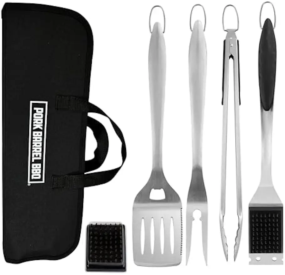 

Premium Stainless Steel BBQ Grill Tool Set - Outdoor Grilling Accessories & Perfect Gifts for Men