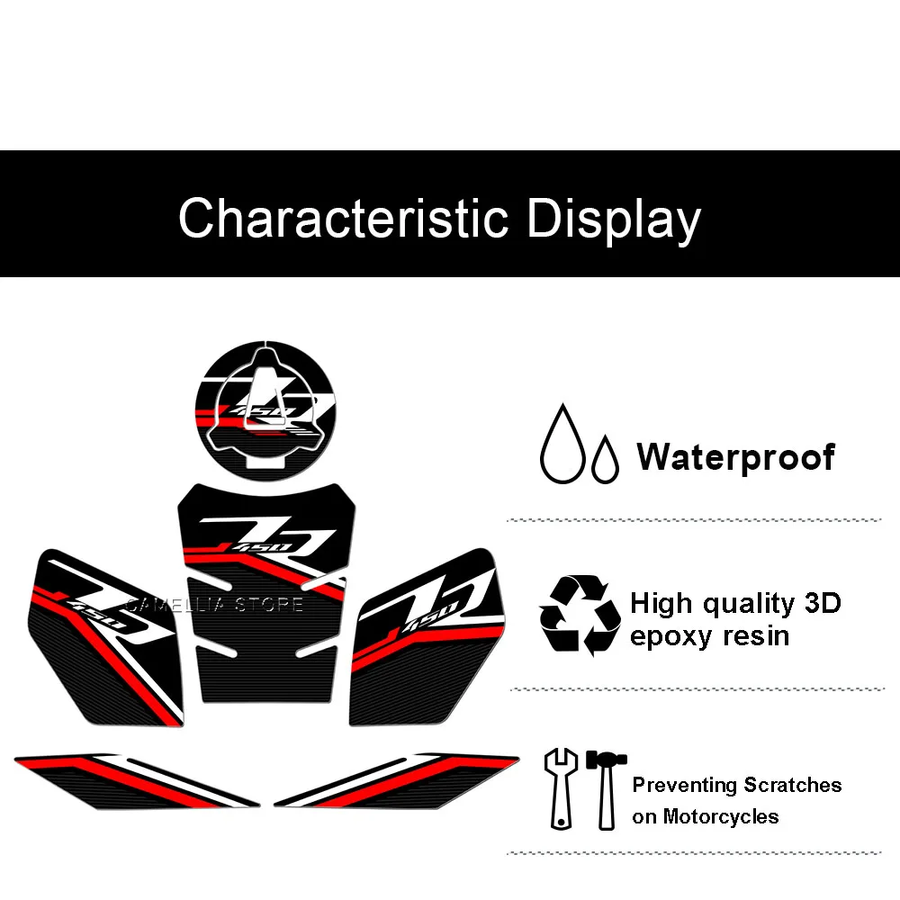 สติ๊กเกอร์ติดรถมอเตอร์ไซค์กันน้ำ 450RR สติ๊กเกอร์ติดถังน้ำมันมอเตอร์ไซค์ สติ๊กเกอร์ติดตัวถังมอเตอร์ไซค์แบบใหม่ ชุดสติ๊กเกอร์สำหรับ KOVEMOTO 450RR
