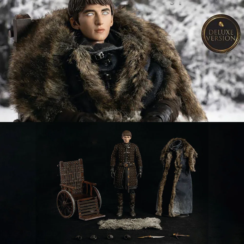 Normal/Deluxe Edition ThreeZero 3Z0093 1/6 Collectible Prophet Bran Stark Full Set 12Inch Male Soldier Action Figure Toys