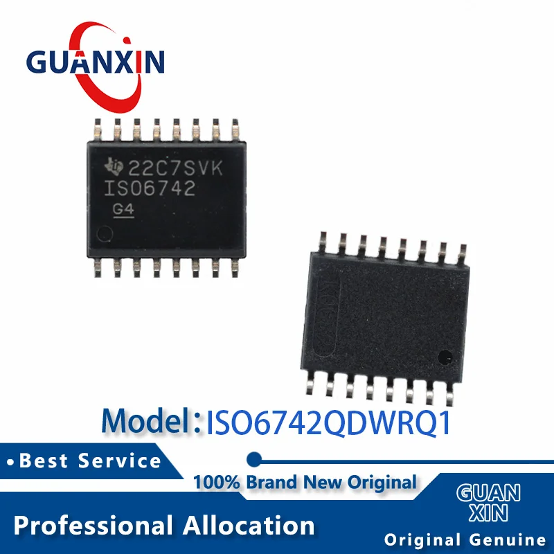 100% New  ISO6742QDWRQ1 SOIC-16 Marking ISO6742