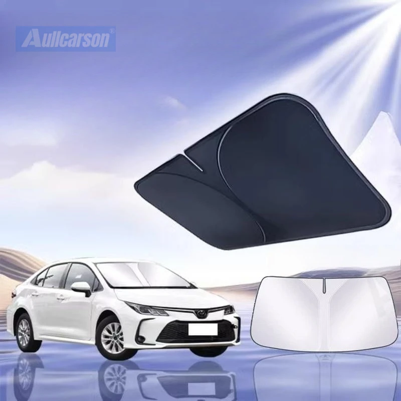 Car Sun Visor For Toyota Corolla E210 2019~2025 2020 2022 2023 Front Windshield Sunshade Heat Insulation Summer Auto Accessories