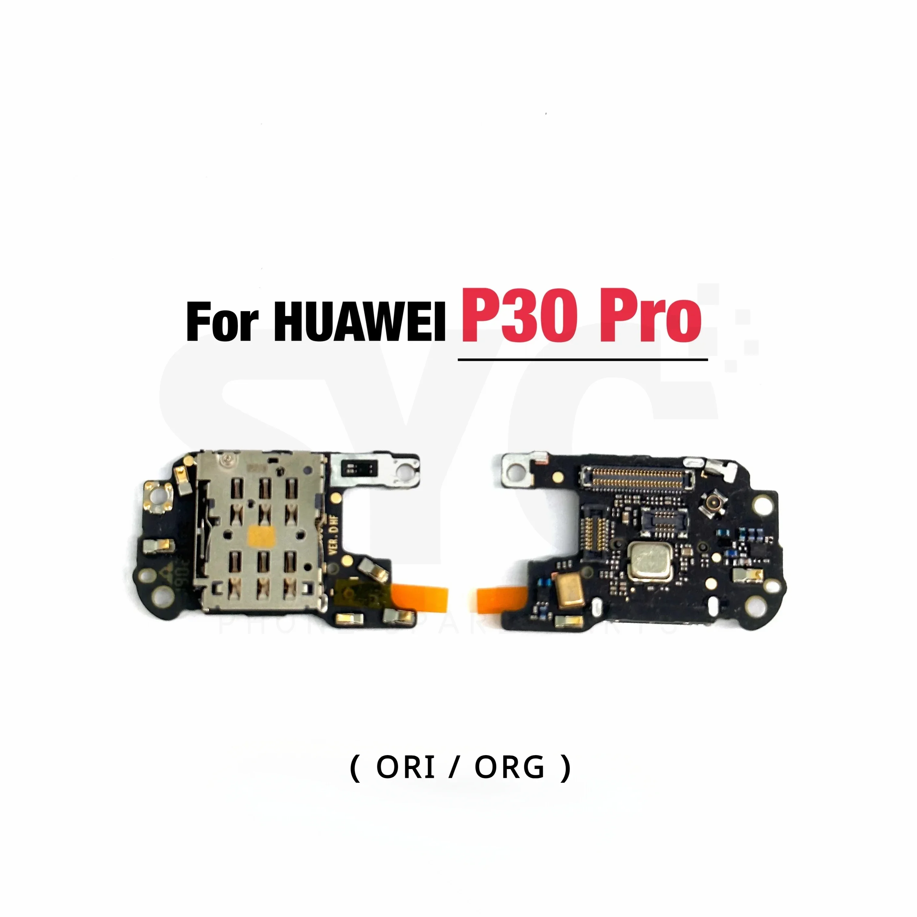 original Board Sim Connector For Huawei P30 Pro Sim Card Reader Slot Socket Holder Flex Cable Replacement Parts