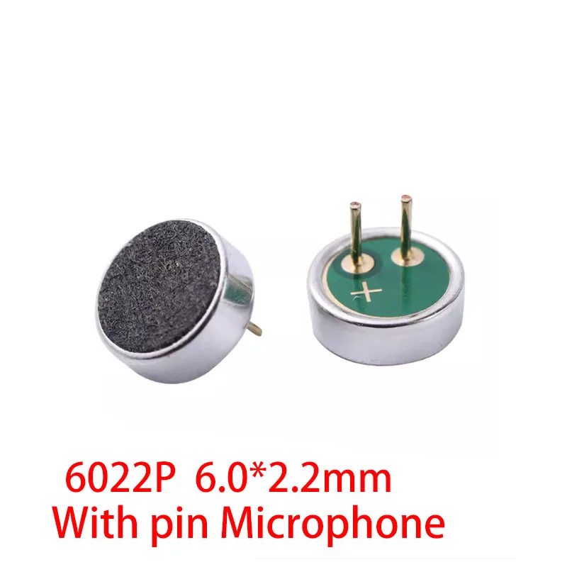 10szt MIC 52DB Mikrofon pojemnościowy elektretowy Pickup Głośnik Czułość SMD DIP 4x1.5 4.5x2.2 6x2.2 6x2.7 6x5 9x7mm 2 Pin