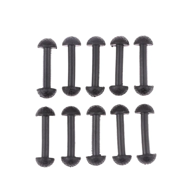 10X ل موتو الساق الفرقة خمر أرقام استبدال موصلات كليب الأسود المطاط الساق الفرقة استبدال موصلات #3