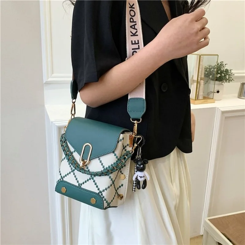 

Women's Messenger Bag with Leather Handles Luxury Brand Edition Famous Designer Inspired Practical Everyday