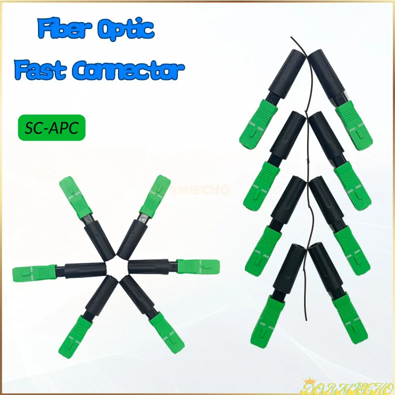 Волоконно-оптический Быстрый Соединитель FTTH SM SC APC Волоконно-оптический Быстрый UPC телекоммуникационный уровень одномодовый оптический быстрый соединитель