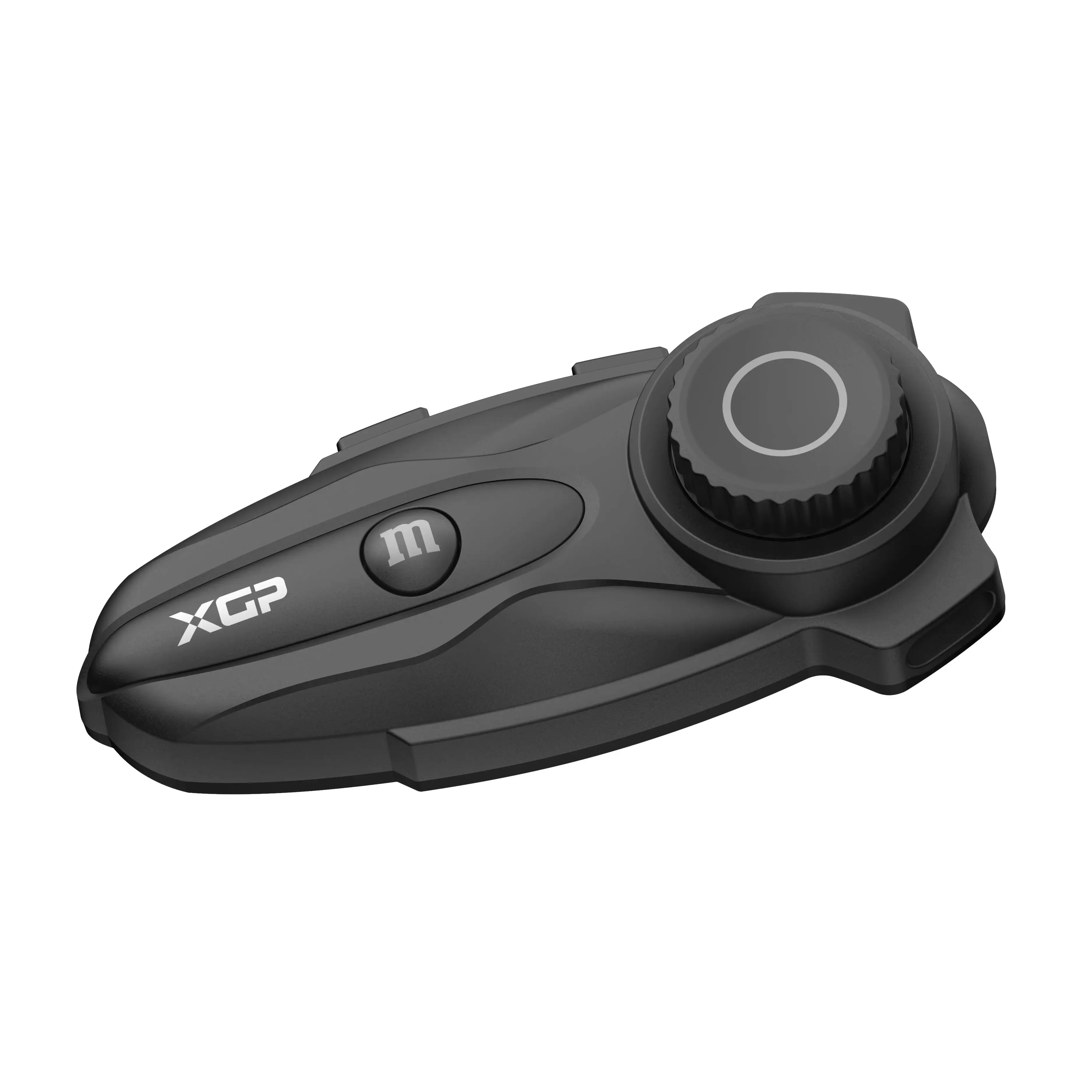 XGP-X10 Bluetooth-Motorrad-Gegensprechanlage, kabelloses BT 5.3-Kommunikationsgerät, Helm-Gegensprechanlage, geeignet für 10-Fahrer-Gegensprechanlage