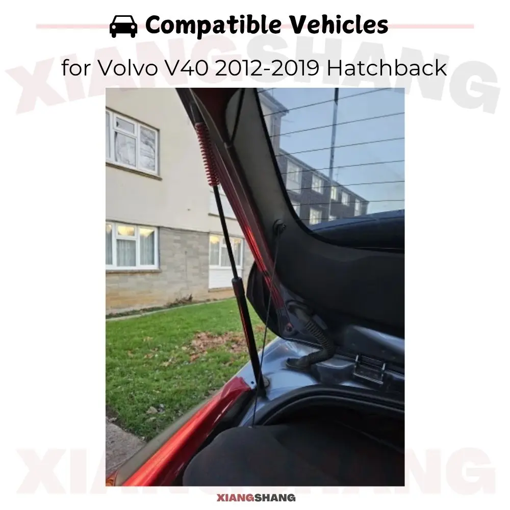Auto Pop-Up Trunk Struts for Volvo V40 2012-2019 Hatchback With Original Spoiler Automatic Opening Gas Lift Supports with Spring