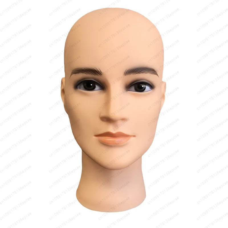 

Новый высококачественный ПВХ мужской лысый парик для стрижки волос, модель головы куклы