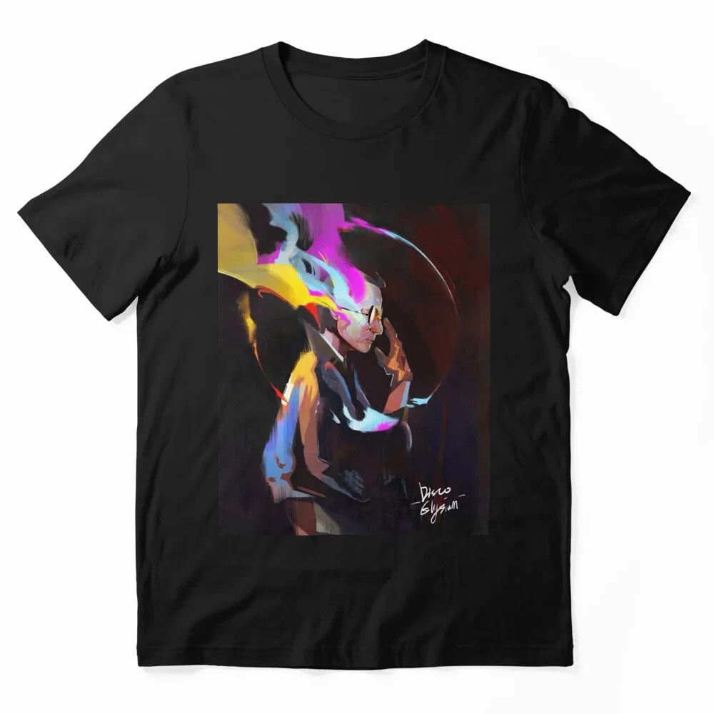 Disco Elysium Unisex T-Shirt 1001 Kim Kitsuragi Print Psyche Skill Fan Art Graphic Tee, Short sleeve Tops Gift for RPG Gamers