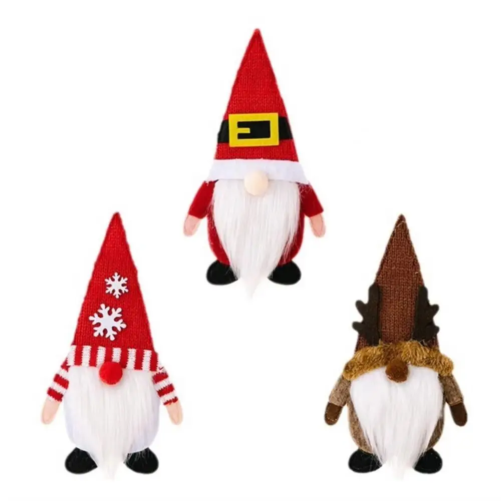 الكرتون عيد الميلاد غطاء أدوات المائدة لطيف قابلة لإعادة الاستخدام سانتا كلوز الفضيات حامل دمية مجهولي الهوية الإبداعية أدوات المائدة المنظم