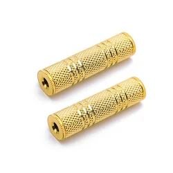 2pcs Gold 3.5mm 1/8