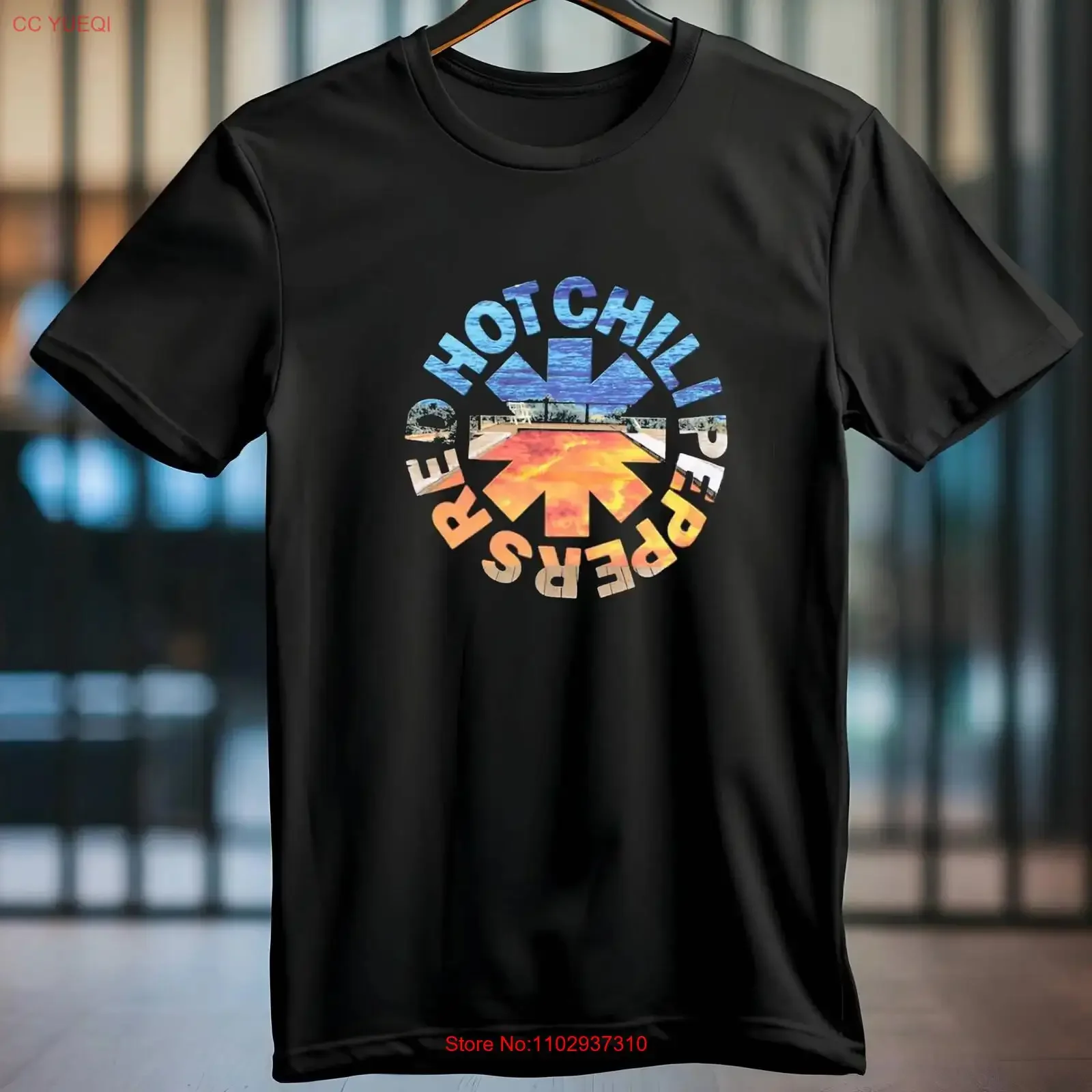 Red Hot Chilli Pepper Californication Asterisk negro Ultra algodón camiseta vintage lavado Unisex homme streetwear ligeramente suave