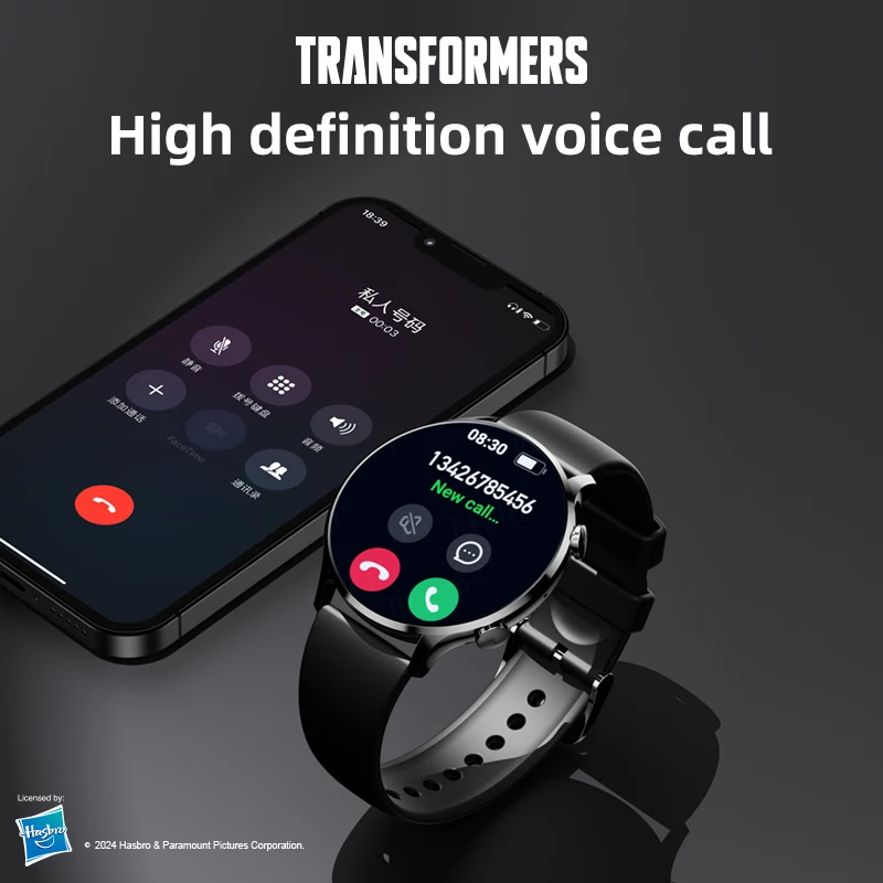 TRANSFORMERS TF-H11 2024 Multi-function Smartwatch Waterproof Bluetooth Voice Calling Health Fitness Tracking Smart Watch Man