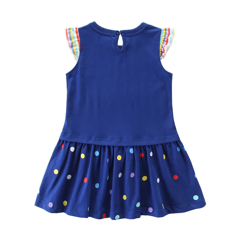 New Arrival Baby Princess Dresses Cotton Summer Girls Party Dress Fashion Kids  School Children Clothing Toddler Dresses