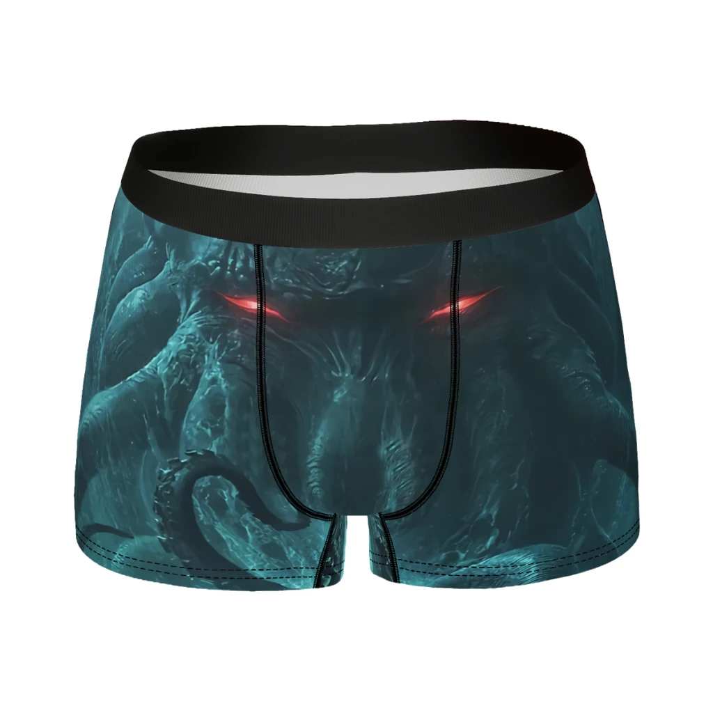 Cthulhu Awakening  Underpants Cotton Panties Men's Underwear Sexy Shorts Boxer Briefs