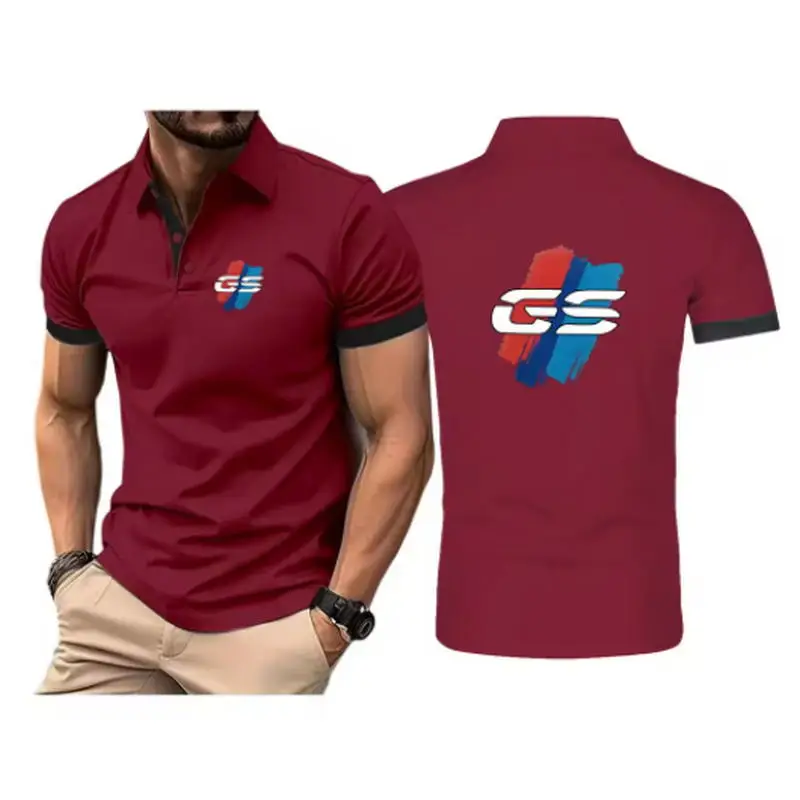 GS Adventure Motorrad-Poloshirt mit Natürlichen Antibakteriellen Eigenschaften, Hochwertig, Luxuriös, mit Kragen, Vielseitig und Atmungsaktiv – Detail 5
