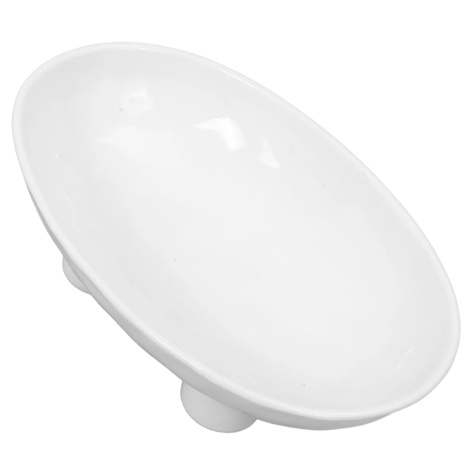 

Ceramic Three-Legged Fruit Bowl Eva Material Decorative Footed Bowl for Kitchen Countertop Fruit Organizer Decorative Bowl,