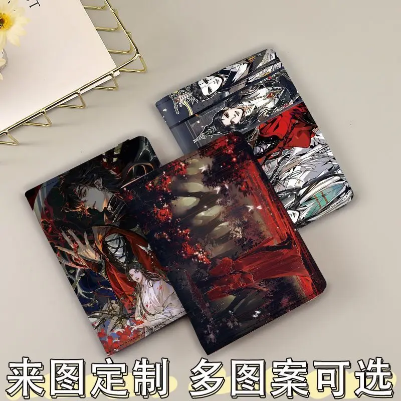 新しいプロテクター運転免許証カード一体型天官賜福財布盗難防止旅行パスポートホルダーアニメ