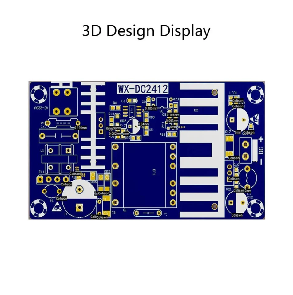 100 واط عالية الطاقة مجلس الطاقة AC85-265V إلى تيار مستمر 24 فولت محول وحدة تيار مستمر 24 فولت 4A 6A التبديل وحدة الطاقة #5