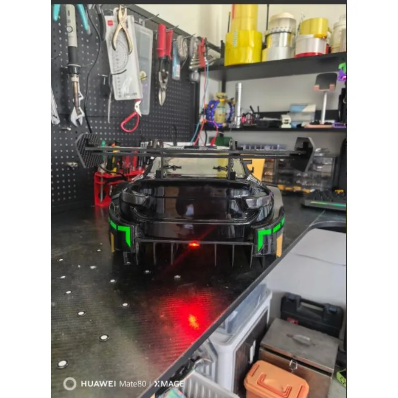 For 1:8 KKPIT ZQR RC Rally LED Light Combining Tail Light & Rear Fog Light, High Brightness Remote Flash Mod Accessories/Light