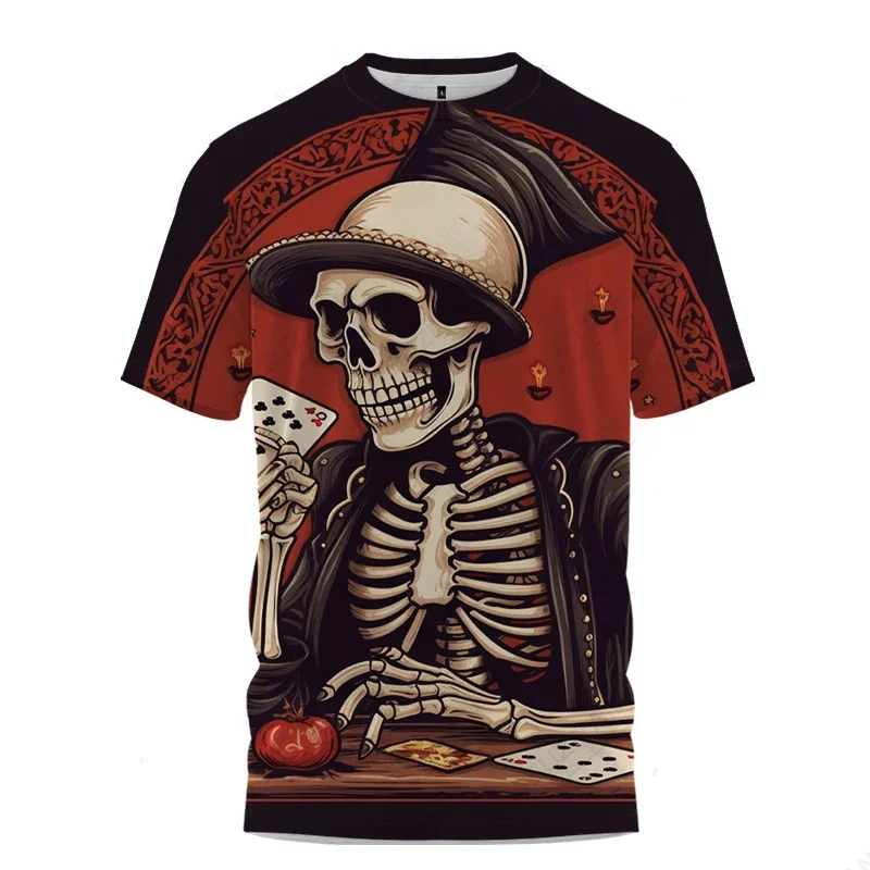 poker-skeleton-pattern-t-shirt-for-men-funny-3d-print-tees-summer-casual-short-sleeve-o-neck-tops-loose-t-shirts-unisex-clothing