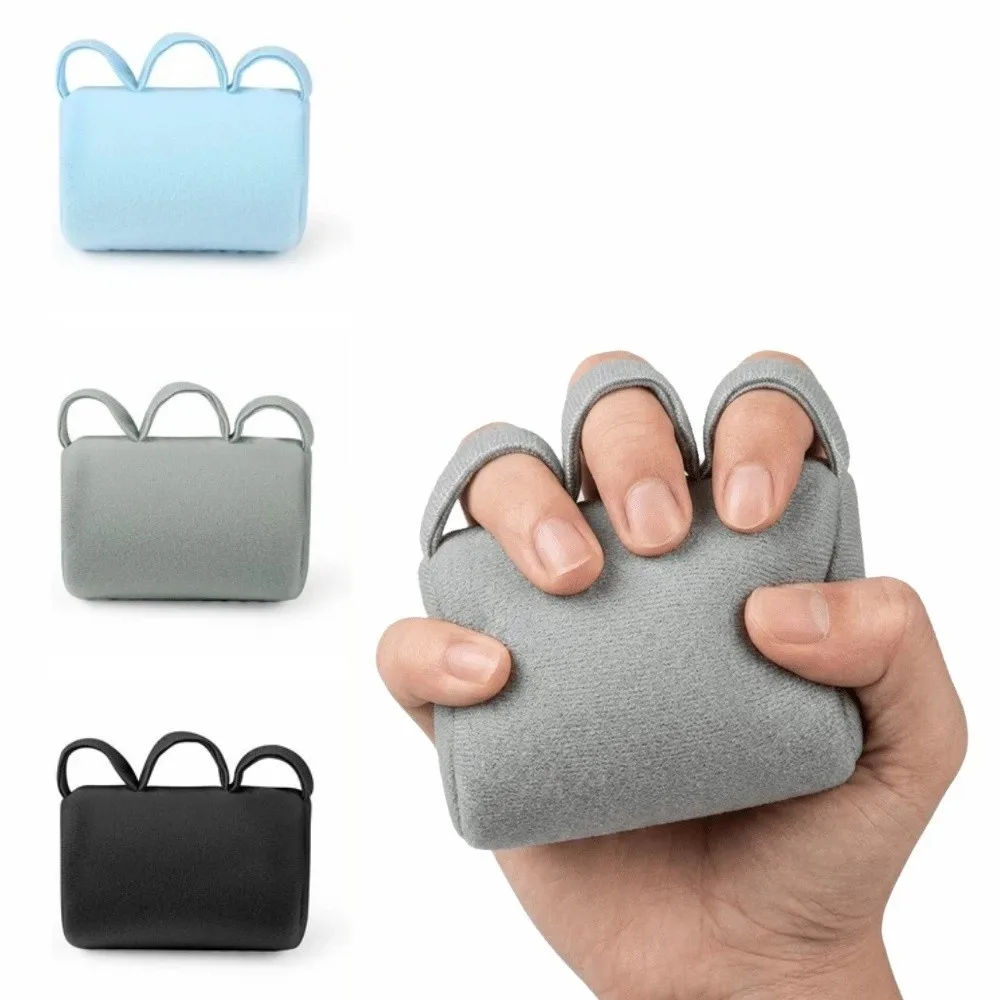 Soft Finger Gripper Ergonomic Non-Slip Finger Separator Breathable Three Finger Loops Fingers Separation Pad Hand Recovery