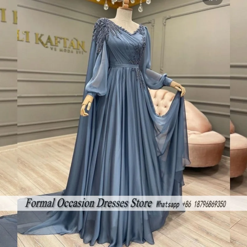 Light Blue Beaded A…