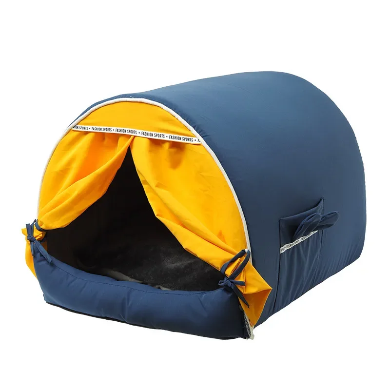 Cat Nest Bed Pet Supplies Winter Warm Small Dog Bed Closed Removable Washable Dog House Tent