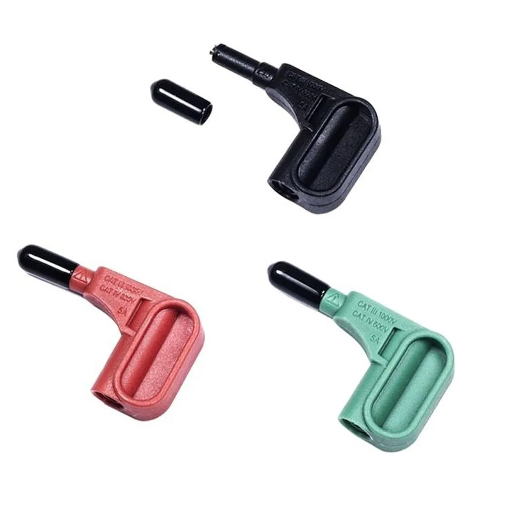 3PCS Multimeter Magnetic Test 4mm Banana Plug Solderless Battery Meter Test Probe Accuracy ±(0.01%+1) for Measurement Testing