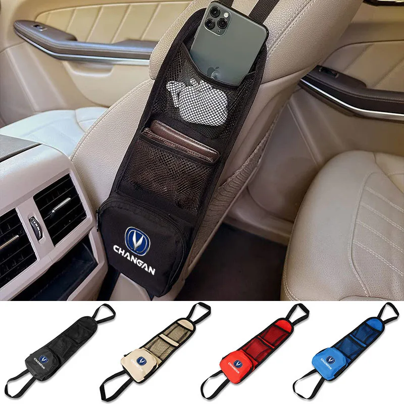 Car Seat Side Storage Bag Multi-Pocket Phone Holder For Changan CX70 CS75 Plus CS95 Filter Bunper CS15 Alsvin Eado Accessories