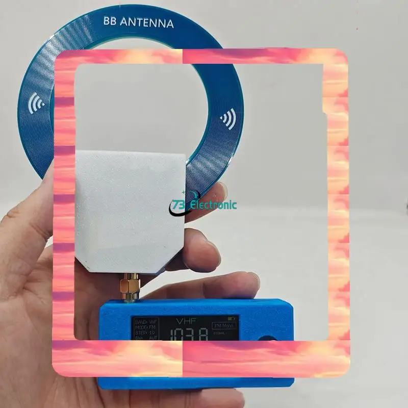 1 Set SI4732 Radio Receiver IPS Screen AM/FM/LSB/USB/DAB Mini Portable Shortwave Radio Withbroadband Antenna