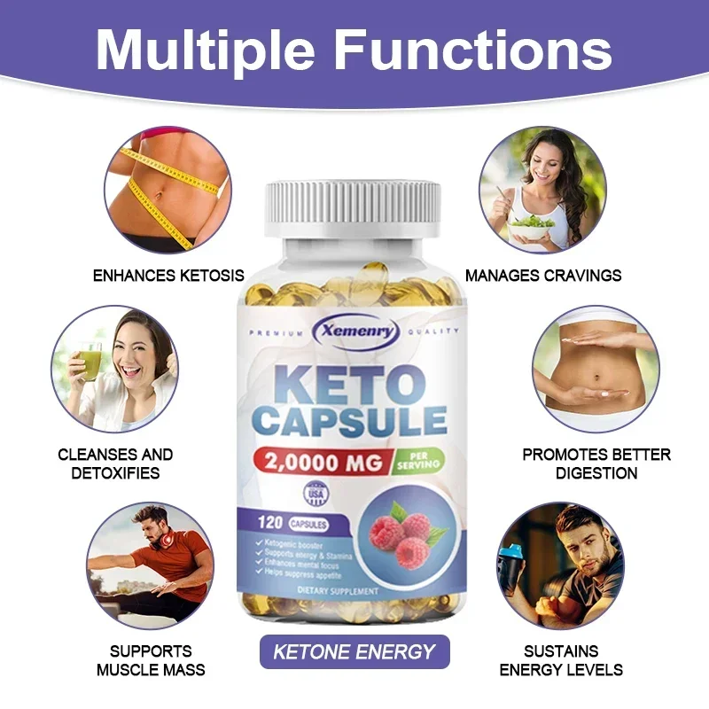 

Keto Supplement - Detox & Appetite Suppressant, Thin Belly, Supports Healthy Eating, Weight Management, Supports Immunity Supple